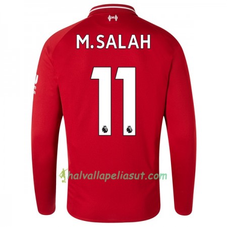 Jalkapallo Pelipaidat Liverpool M.Salah 11 Kotipaita 2018-2019 Pitkähihainen